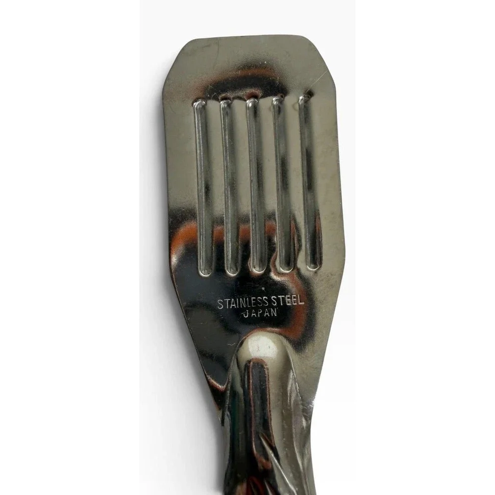 Vintage Japanese Corn Butterer Stainless Steel Set of 2 5.5in